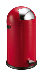 Brandveilige afvalbak EKO Kickcan, 40 l, rood