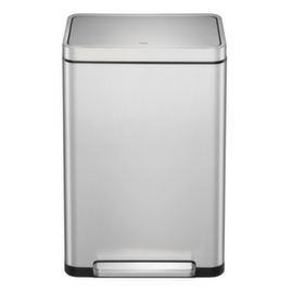 Antibacteriële RVS pedaalemmer EKO X-Cube, 45 l