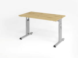 Smal bureau Mini-Office O-Serie met C-voetonderstel