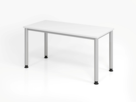 Smal bureau Mini-Office H-Serie met 4-voetonderstel