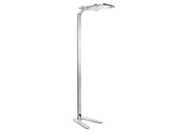 Novus LED-vloerlamp Attenzia space+ met direct en indirect licht, licht warmwit, zilverkleurig