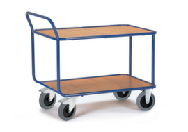 Rollcart Tafelwagen 1200x800 mm, draagvermogen 500 kg, 2 etages