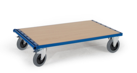 Rollcart Platenwagen met looprol, draagvermogen 600 kg, laadvlak lengte x breedte 1600 x 800 mm