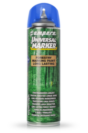 a.m.p.e.r.e. markeerverf Universal Marker voor de bosbouw, blauw