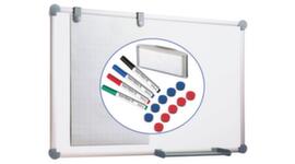 MAUL Whiteboard MAULpro met starterset, hoogte x breedte 600 x 900 mm