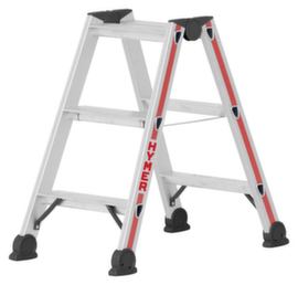 Hymer Ladder 4124 tweezijdig te betreden, 2 x 3 treden met profiel