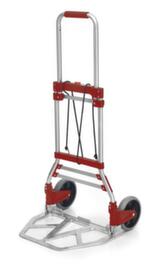 UDOB&Auml;R in-/uitklapbare aluminium zakkensteekwagen, draagvermogen 100 kg, massief rubber banden