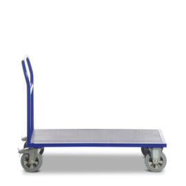 Rollcart Duwbeugelwagen met anti-slip laadvlak, draagvermogen 1200 kg, laadvlak lengte x breedte 1000 x 700 mm