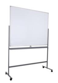 UDOBÄR Mobiel whiteboard aan weerszijden te gebruiken met draaibaar schrijfoppervlak, hoogte x breedte 1865 x 1280 mm