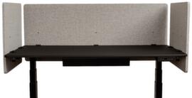 LUXOR Geluiddempende tafelscheidingswand RECLAIM van gerecycled PET