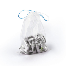 Plastic zakje met trekkoordjes 50% gerecycled - 40x60cm