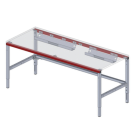 Kabelbed 800 mm lang voor modulaire paktafel System Flex