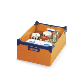 Stapelbox, oranje, inhoud 36 l
