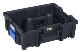 Tray voor opbergkoffer met uitneembare bakjes en koppelsysteem