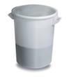 Ton vaatwasserbestendig, wit, 100 l, rond