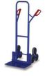 VARIOfit 3-ster trappensteekwagen, draagvermogen 200 kg, breedte schep 480 mm, massief rubber-banden