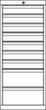 PAVOY Ladekast Basis Plus, 9 lade(n)  S