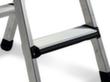 ZARGES Ladder Comfortstep B met beklede randen, 2 x 4 traanplaat treden met bekleding  S