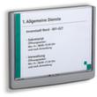 Durable Deurbord Click Sign met gekleurd frame, staand formaat 148,5