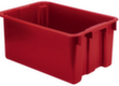 Draaistapelbak, rood, inhoud 60 l