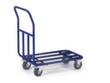 Rollcart Kopwandwagen van buismateriaal, draagvermogen 250 kg, laadvlak lengte x breedte 800 x 500 mm