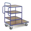 Rollcart Bijzetwagen, draagvermogen 250 kg, 4 etages