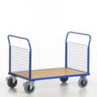 Rollcart Dubbele kopwandwagen van gaasmateriaal, draagvermogen 400 kg, laadvlak lengte x breedte 850 x 500 mm