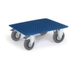 Rollcart Kistdolly met stalen laadplateau, draagvermogen 250 kg, TPE banden