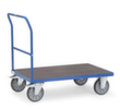 fetra Duwbeugelwagen MULTIVARIO met anti-slip laadvlak, draagvermogen 500 kg, laadvlak lengte x breedte 850 x 500 mm