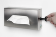 Afsluitbare dispenser voor cosmetische tissues  S