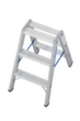 Krause Vouwladder STABILO® Professional, 2 x 3 trede(n) met traanplaatprofiel