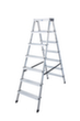 Krause Universele trapladder Dopplo, 2 x 7 trede(n) met traanplaatprofiel