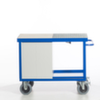 Rollcart Milieu-werkplaatswagen met oliedichte kuip en rooster, draagvermogen 600 kg, laadvlak lengte x breedte 1150 x 700 mm  S