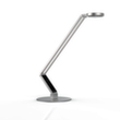 Luctra LED-bureaulamp Radial Table Base met biodynamisch licht, licht koud- tot warmwit - biologisch werkend licht, zilverkleurig