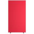 Paperflow Scheidingswand met tweezijdige stoffen bekleding, hoogte x breedte 1740 x 940 mm, wand rood