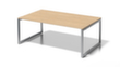 Bisley Vergadertafel en directiebureau Cito met sledeframe, breedte x diepte 2000 x 1200 mm, plaat esdoorn