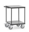 fetra Tafelwagen GREY EDITION 600x600 mm, draagvermogen 500 kg, 2 etages