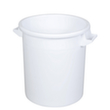 Ton vaatwasserbestendig, wit, 50 l, rond