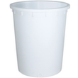 Ton vaatwasserbestendig, wit, 200 l, rond