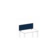 Gera Geluiddempende tafelscheidingswand Pro, hoogte x breedte 400 x 1000 mm, wand blauw