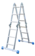 Krause Multifunctionele vouwladder STABILO® Professional, 4 x 3 sporten met profiel