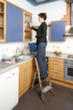 Krause Trapladder PlusLine Monto® Sepuro, 2 extra diepe geribbelde treden  S