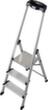 Krause Trapladder PlusLine Monto® Safety, 3 trede(n) met traanplaatprofiel