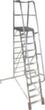 Krause Verrijdbare platformladder STABILO® Professional Vario kompakt, 12 trede(n) met traanplaatprofiel