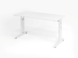 Smal bureau Mini-Office O-Serie met C-voetonderstel