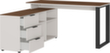 Bureau GW-ANCONA, sledeframe, breedte 1450 mm, notenboom/zwart  S