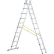 ZARGES Multifunctionele telescoopladder Skymaster DX, 3 x 8 driehoekige sporten Missing translation S