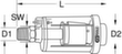 1/4" perslucht waterafscheider  S