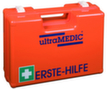 ultraMEDIC EHBO-koffer Basic met wandhouder, vulling conform DIN 13157