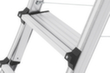 Hailo Telescopische platformladder TopLine TL100, 3 - 5 brede treden Missing translation S